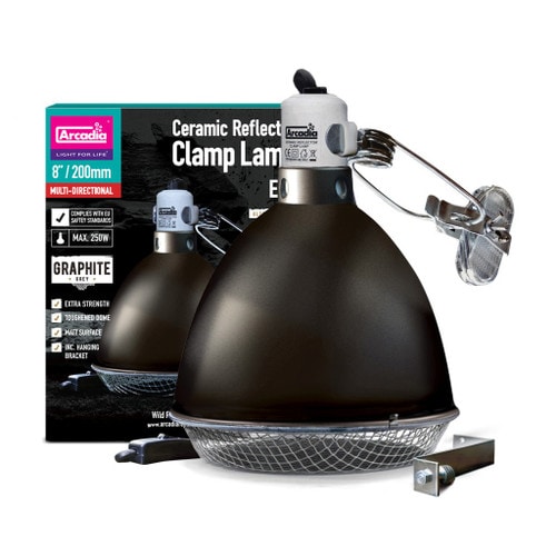 Ceramic Clamp Lamp 200mm