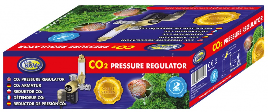 NCO2-REG-SOLENOID-3d CO₂ Druckregler mit Magnetventil