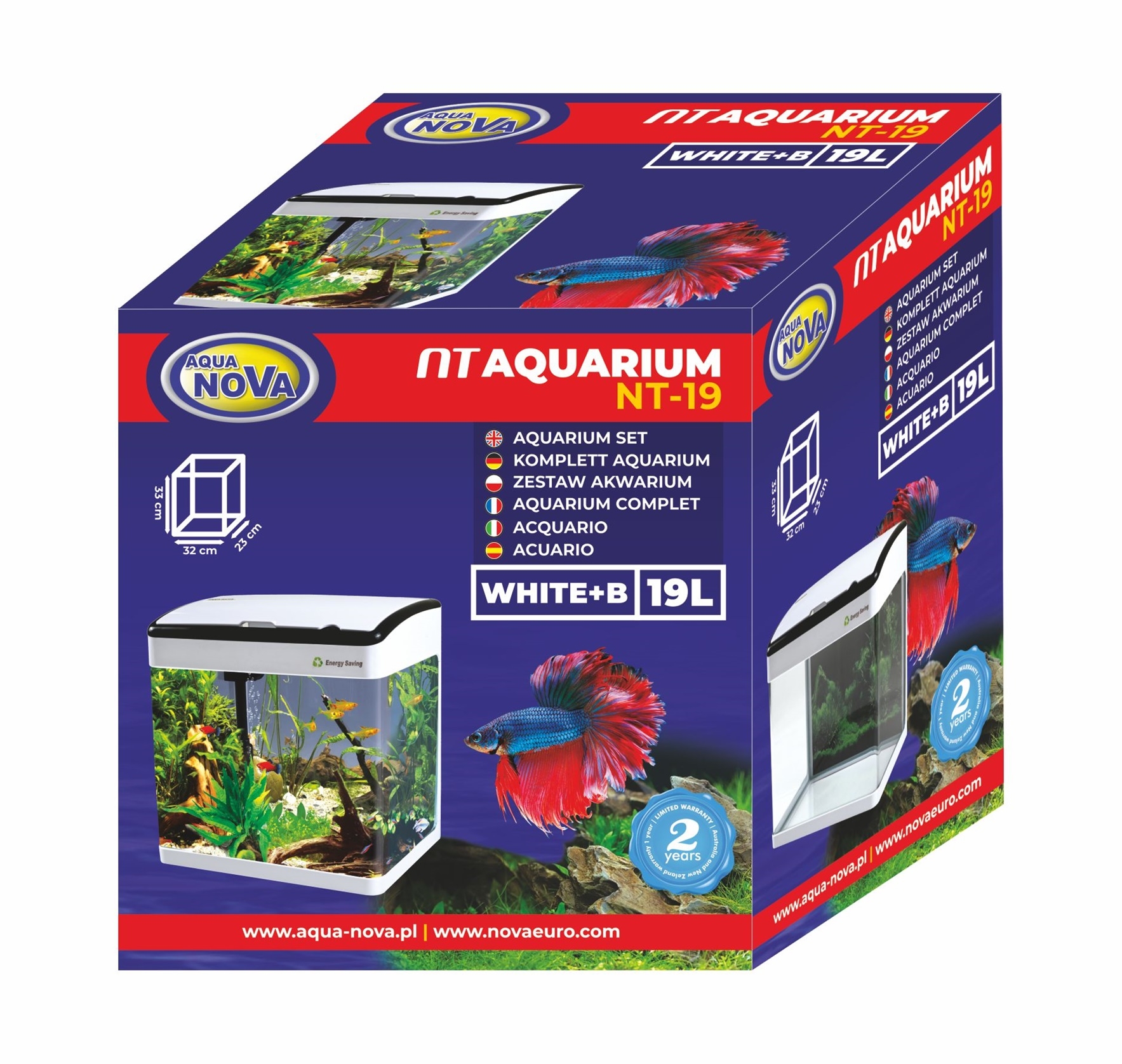 Aquariumset 19L