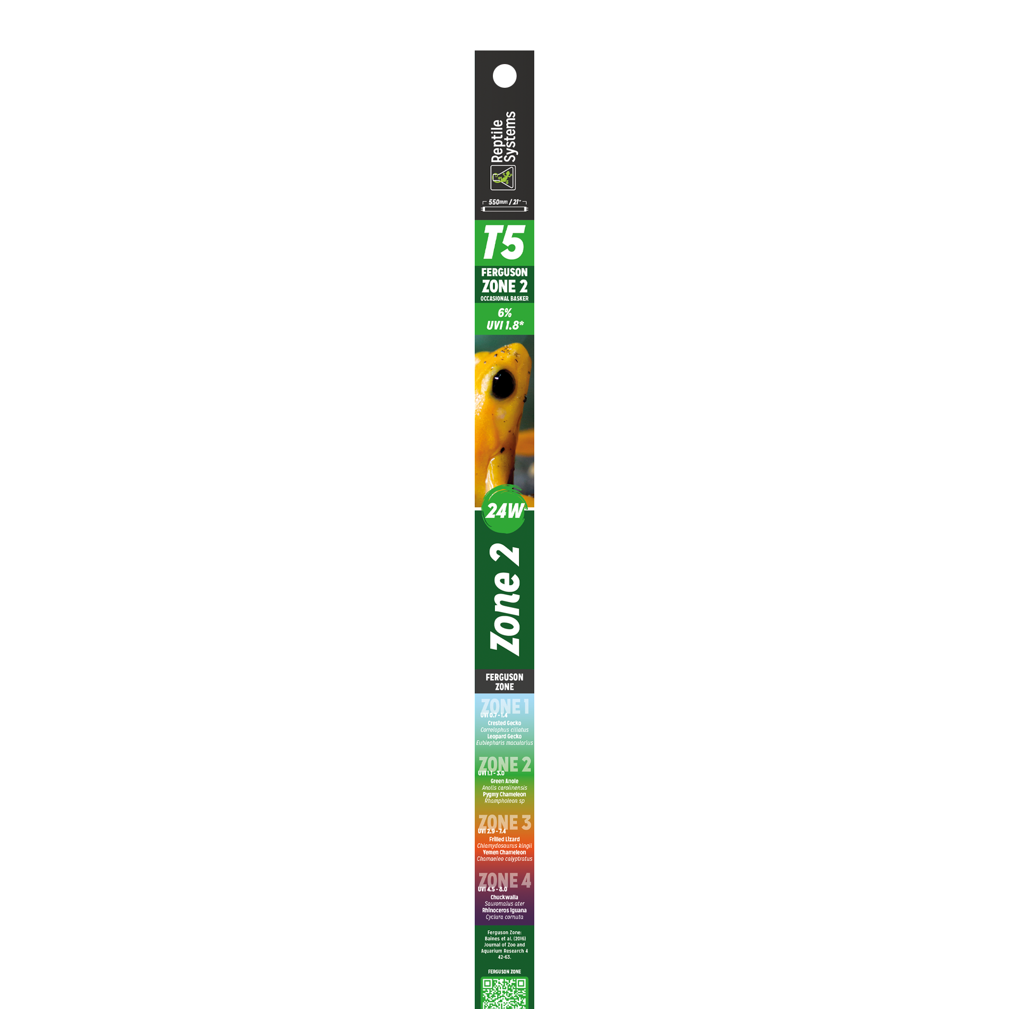 T5 Reptile Zone 2 UVI 1.8