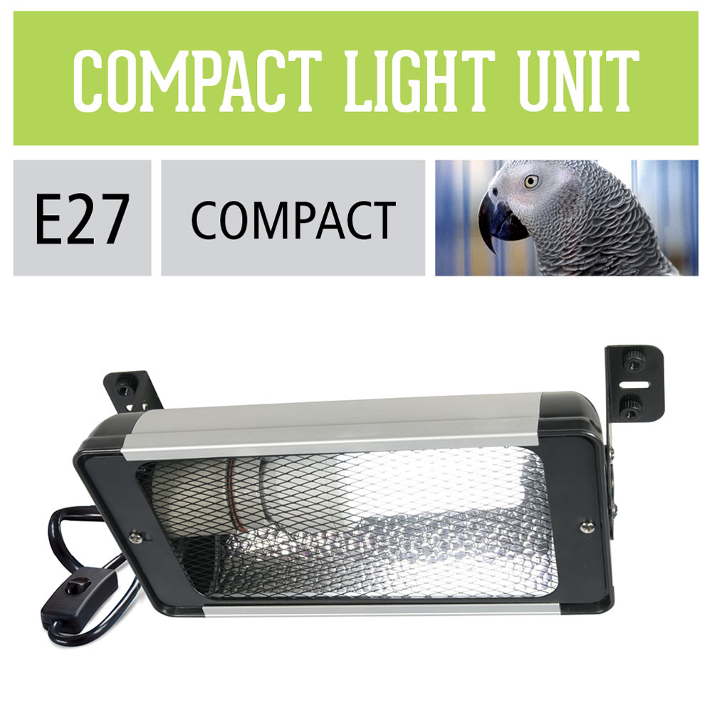 Compact 20W E27 Arcadia A1LS01XXN E27 Compact Lightning Unit & FBC20X Bird Lamp UV-Lampe für Exoten 