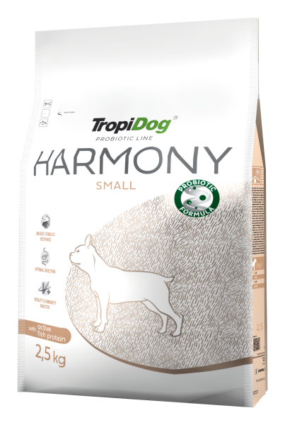 TropiDog Probiotic Line Harmony für kleine Rassen