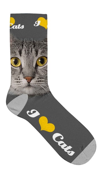 Socken "Grey Cat Eyes"