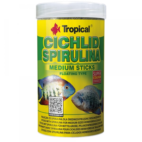 Cichlid Spirulina Medium Sticks