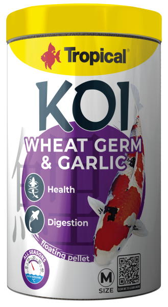 Koi Wheat Germ & Garlic Pellet Size "M" & "L"